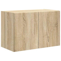 Produktbild för TV Vägghylla Sonoma-ek 59,5 x 31 x 40 cm Konstruerat trä