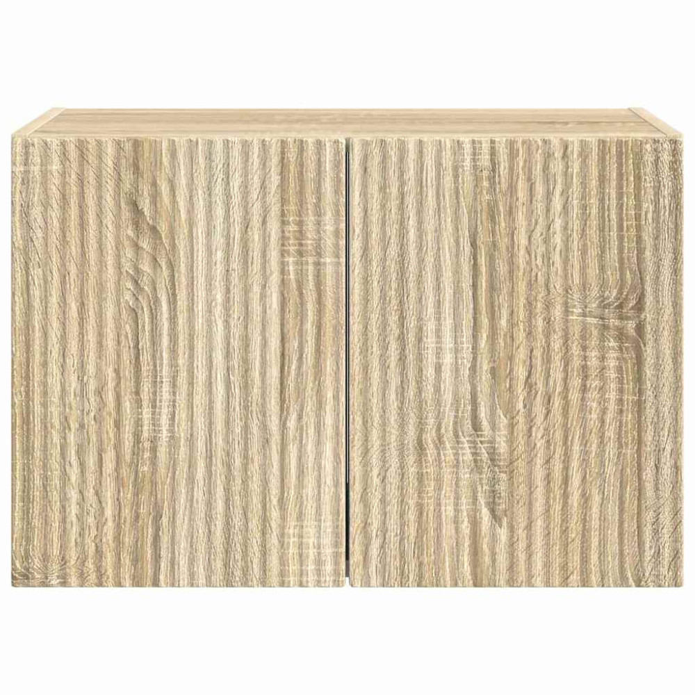 Produktbild för TV Vägghylla Sonoma-ek 59,5 x 31 x 40 cm Konstruerat trä