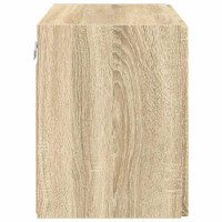 Produktbild för TV Vägghylla Sonoma-ek 59,5 x 31 x 40 cm Konstruerat trä