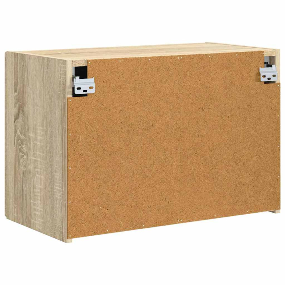 Produktbild för TV Vägghylla Sonoma-ek 59,5 x 31 x 40 cm Konstruerat trä