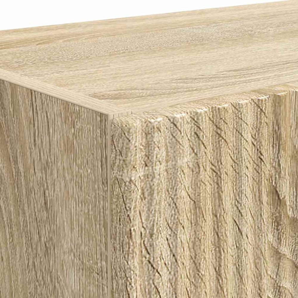 Produktbild för TV Vägghylla Sonoma-ek 59,5 x 31 x 40 cm Konstruerat trä