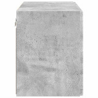 Produktbild för TV Vägghylla Betonggrå 59,5 x 31 x 40 cm Konstruerat trä