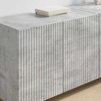 Produktbild för TV Vägghylla 2 pcs Betonggrå 59,5 x 31 x 40 cm Konstruerat trä