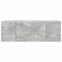 Produktbild för TV Vägghylla 2 pcs Betonggrå 59,5 x 31 x 40 cm Konstruerat trä