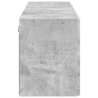 Produktbild för TV Vägghylla 2 pcs Betonggrå 59,5 x 31 x 40 cm Konstruerat trä