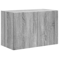 Produktbild för TV Vägghylla Grå Sonoma 59,5 x 31 x 40 cm Konstruerat trä