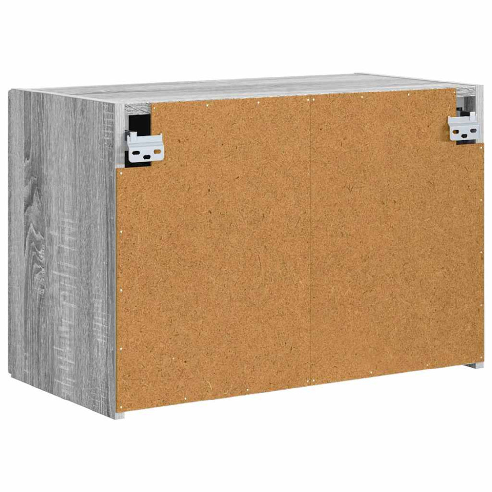 Produktbild för TV Vägghylla Grå Sonoma 59,5 x 31 x 40 cm Konstruerat trä