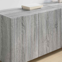Produktbild för TV Vägghylla 2 pcs Grå Sonoma 59,5 x 31 x 40 cm Konstruerat trä