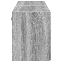 Produktbild för TV Vägghylla 2 pcs Grå Sonoma 59,5 x 31 x 40 cm Konstruerat trä