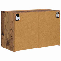 Produktbild för TV Vägghylla Gammalt trä 59,5 x 31 x 40 cm Konstruerat trä