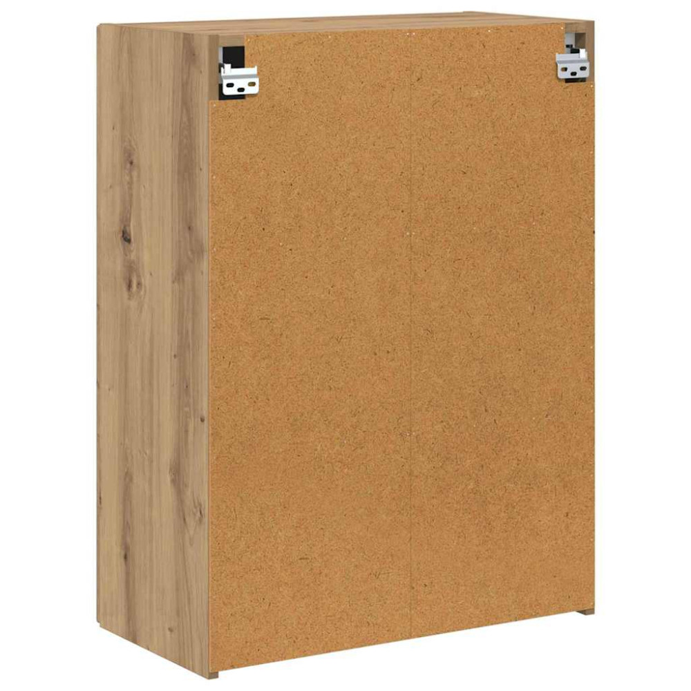 Produktbild för TV Vägghylla Väggmonterad Vit 59,5 x 31 x 60 cm Konstruerat trä