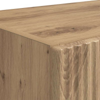 Produktbild för TV Vägghylla Väggmonterad Vit 59,5 x 31 x 60 cm Konstruerat trä