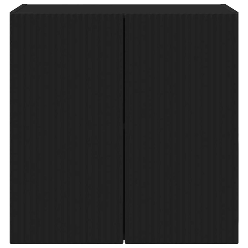 Produktbild för TV Vägghylla Svart 59,5 x 31 x 60 cm Konstruerat trä