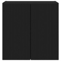 Produktbild för TV Vägghylla Svart 59,5 x 31 x 60 cm Konstruerat trä