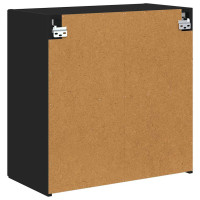 Produktbild för TV Vägghylla Svart 59,5 x 31 x 60 cm Konstruerat trä