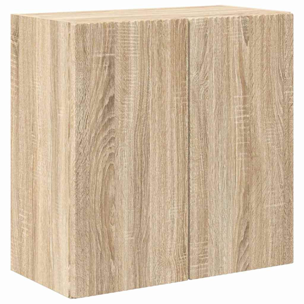 Produktbild för TV Vägghylla Sonoma-ek 59,5 x 31 x 60 cm Konstruerat trä