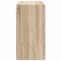 Produktbild för TV Vägghylla Sonoma-ek 59,5 x 31 x 60 cm Konstruerat trä