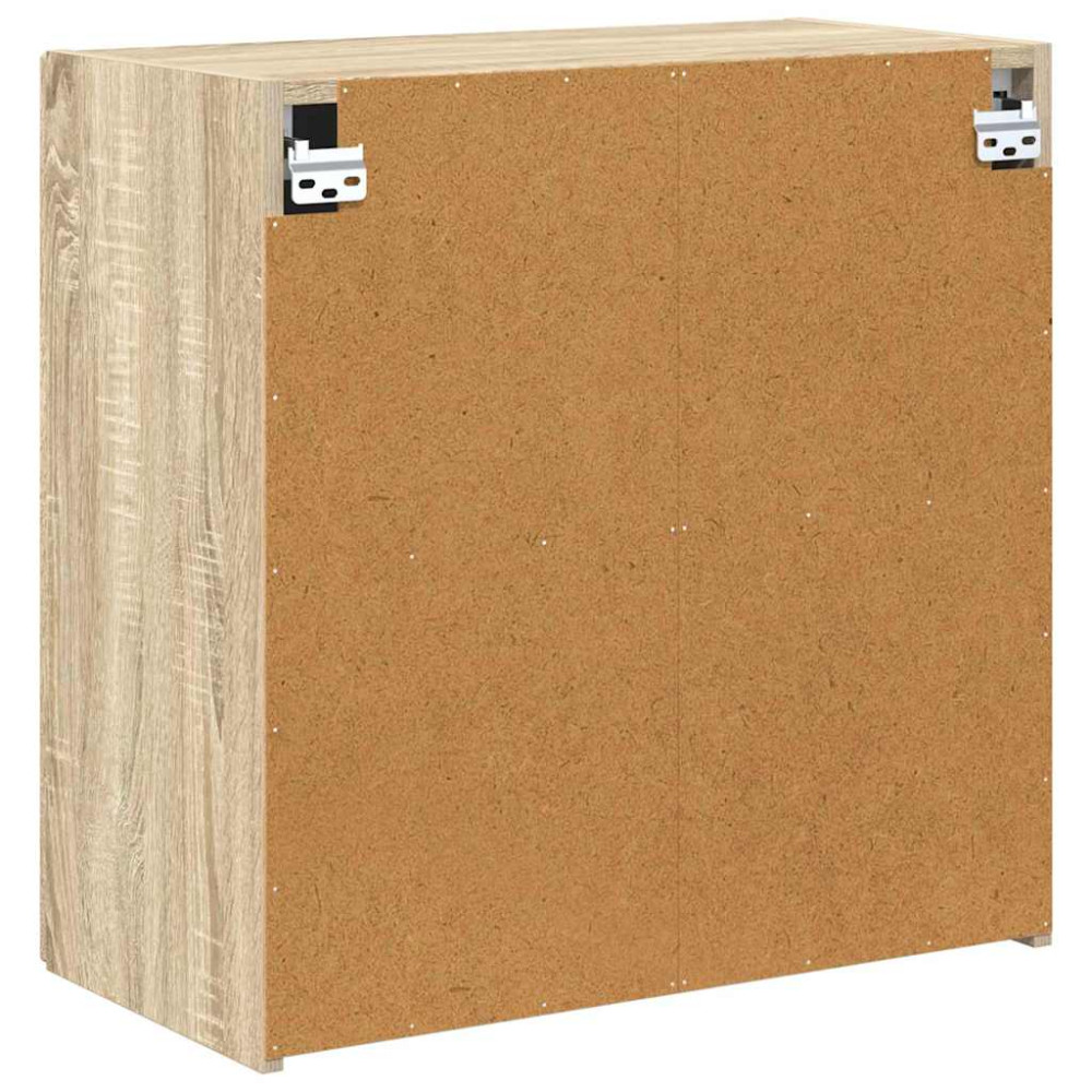 Produktbild för TV Vägghylla Sonoma-ek 59,5 x 31 x 60 cm Konstruerat trä