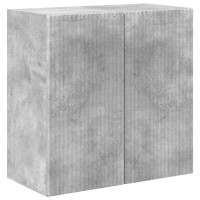 Produktbild för TV Vägghylla Betonggrå 59,5 x 31 x 60 cm Konstruerat trä