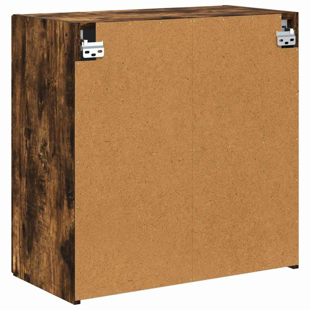 Produktbild för TV Vägghylla Rökt ek 59,5 x 31 x 60 cm Konstruerat trä