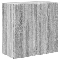Produktbild för TV Vägghylla Grå Sonoma 59,5 x 31 x 60 cm Konstruerat trä