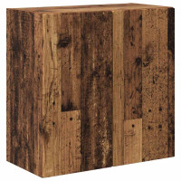 Produktbild för TV Vägghylla Gammalt trä 59,5 x 31 x 60 cm Konstruerat trä