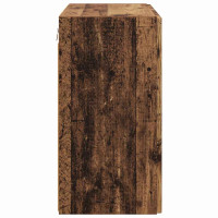 Produktbild för TV Vägghylla Gammalt trä 59,5 x 31 x 60 cm Konstruerat trä