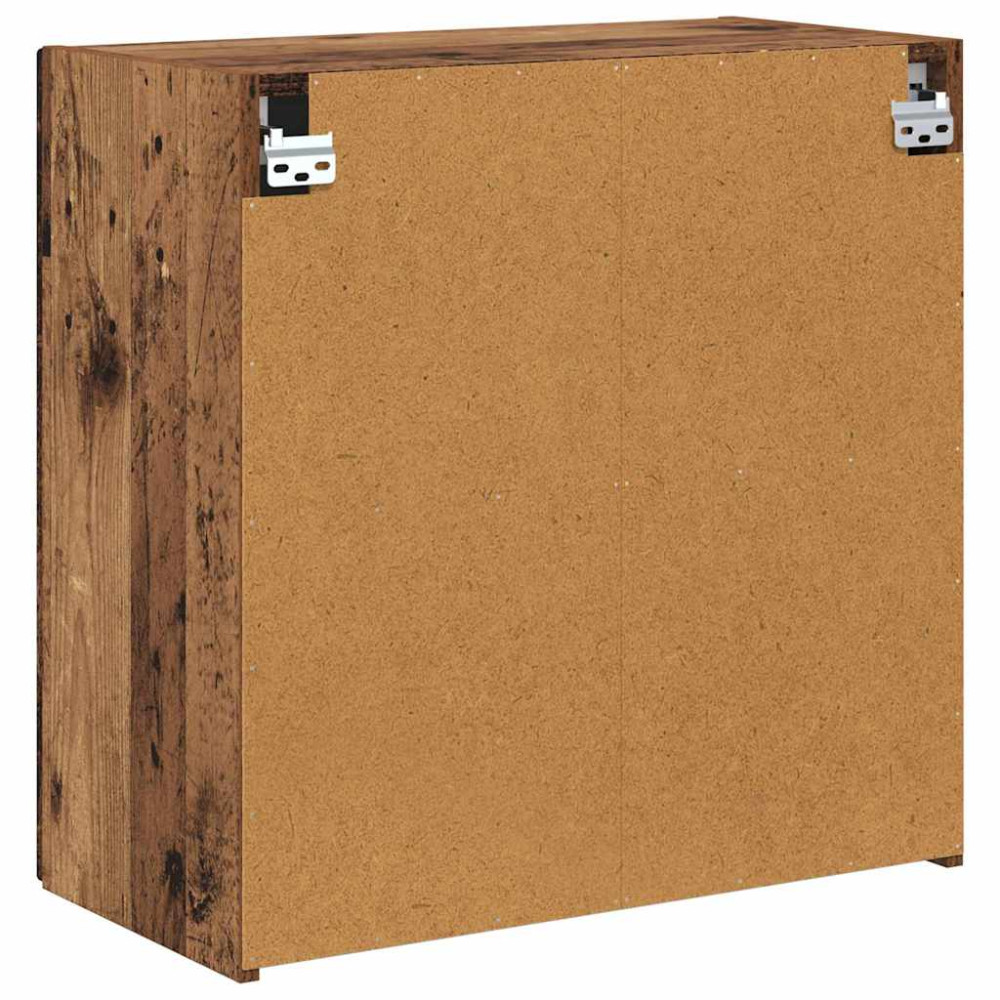 Produktbild för TV Vägghylla Gammalt trä 59,5 x 31 x 60 cm Konstruerat trä