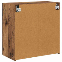 Produktbild för TV Vägghylla Gammalt trä 59,5 x 31 x 60 cm Konstruerat trä