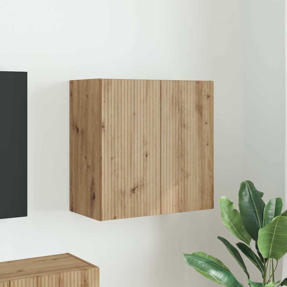 Produktbild för TV Vägghylla Artisan Ek 59,5 x 31 x 60 cm Konstruerat trä