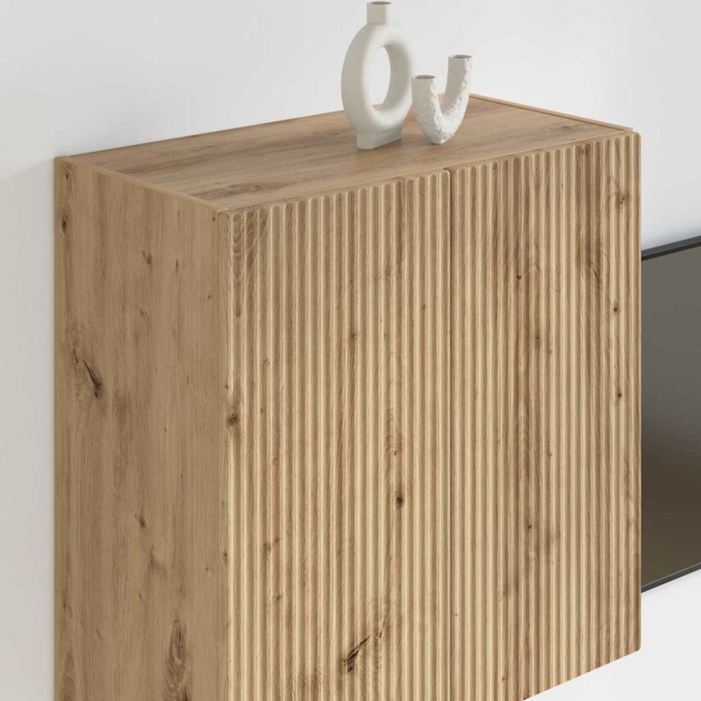 Produktbild för TV Vägghylla Artisan Ek 59,5 x 31 x 60 cm Konstruerat trä