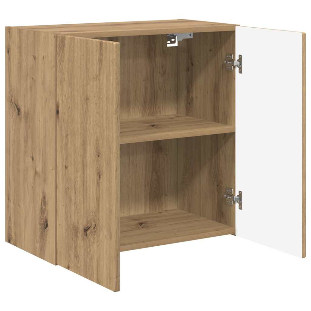 Produktbild för TV Vägghylla Artisan Ek 59,5 x 31 x 60 cm Konstruerat trä