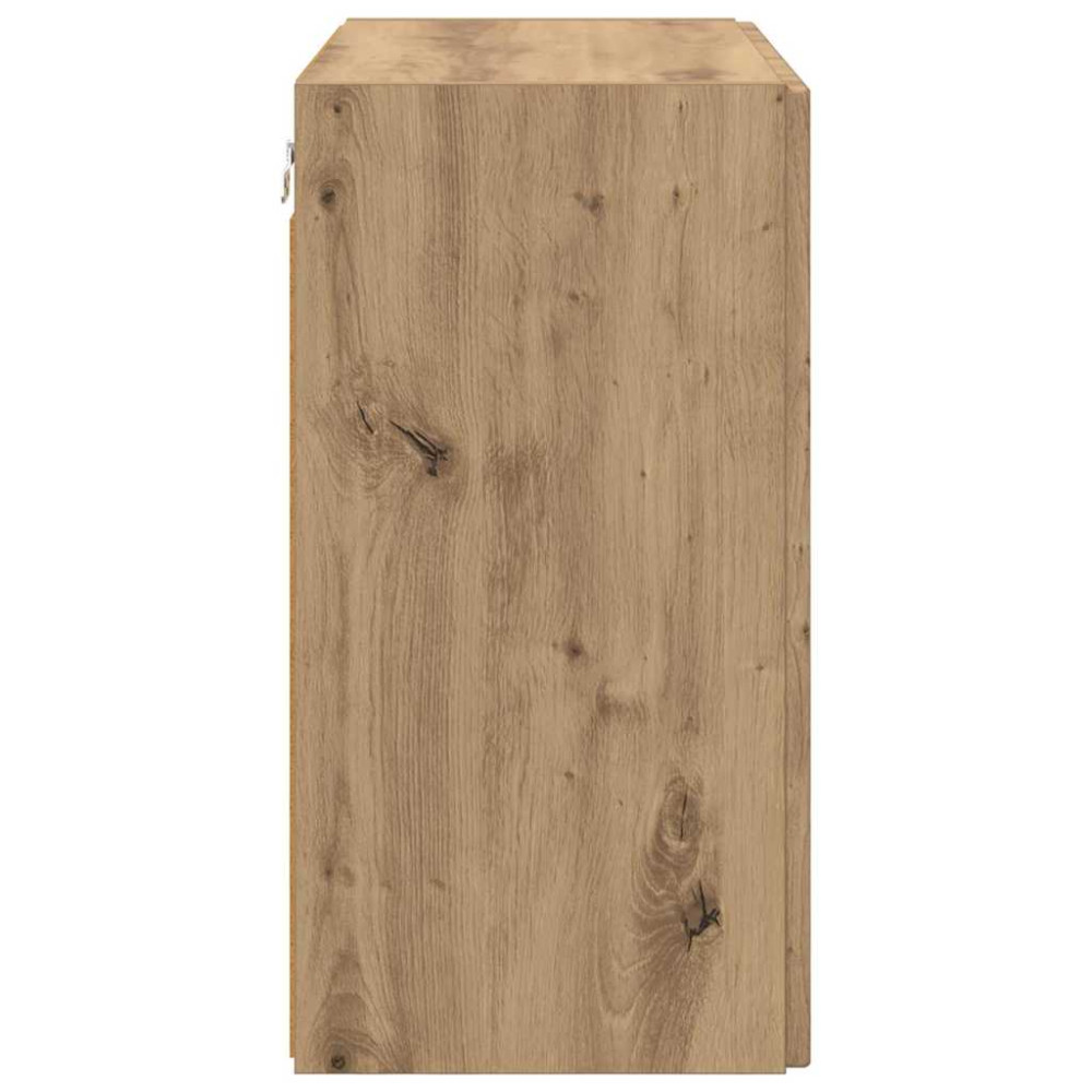 Produktbild för TV Vägghylla Artisan Ek 59,5 x 31 x 60 cm Konstruerat trä