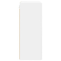 Produktbild för TV Vägghylla Väggmonterad Vit 59,5 x 31 x 80 cm Konstruerat trä