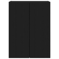 Produktbild för TV Vägghylla Svart 59,5 x 31 x 80 cm Konstruerat trä