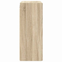 Produktbild för TV Vägghylla Sonoma-ek 59,5 x 31 x 80 cm Konstruerat trä