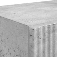 Produktbild för TV Vägghylla Betonggrå 59,5 x 31 x 80 cm Konstruerat trä