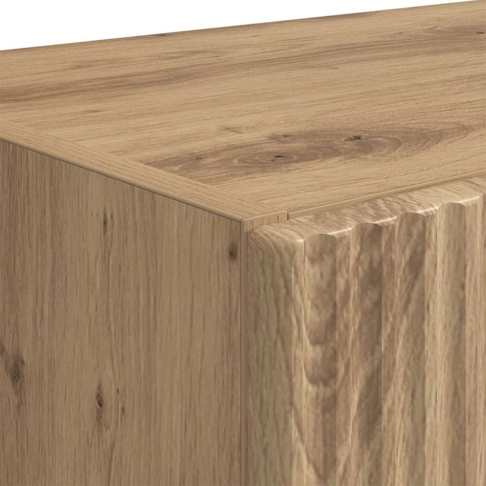 Produktbild för TV Vägghylla Artisan Ek 59,5 x 31 x 80 cm Konstruerat trä