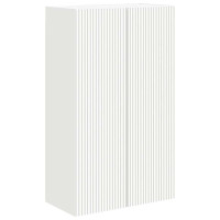 Produktbild för TV Vägghylla Vit 59,5 x 31 x 100 cm Konstruerat trä