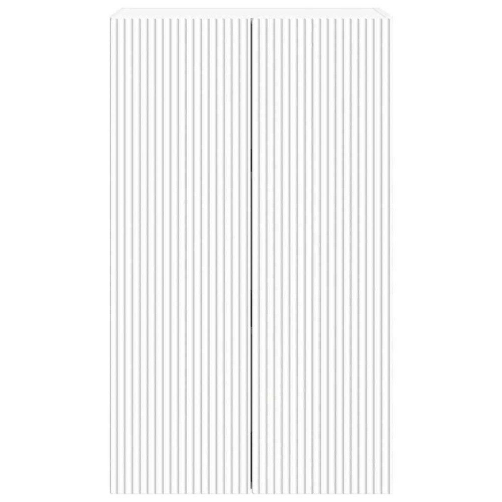 Produktbild för TV Vägghylla Vit 59,5 x 31 x 100 cm Konstruerat trä