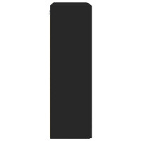 Produktbild för TV Vägghylla Svart 59,5 x 31 x 100 cm Konstruerat trä