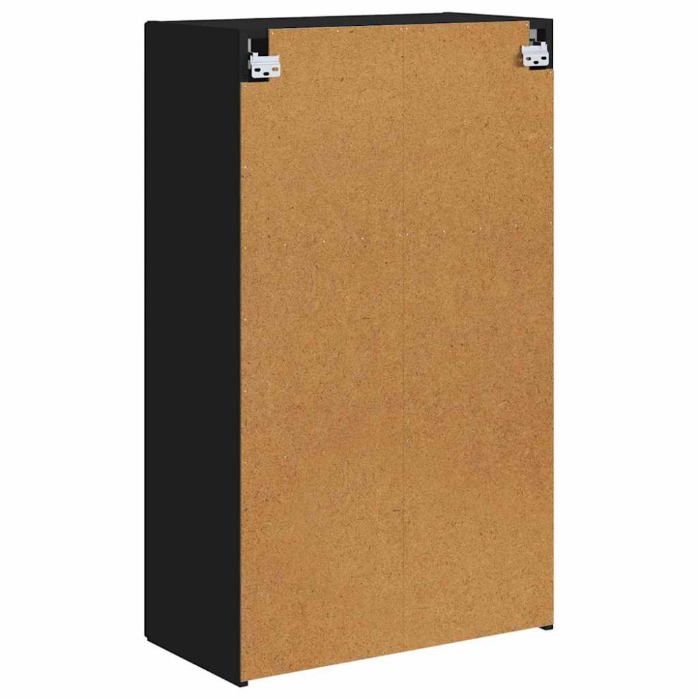 Produktbild för TV Vägghylla Svart 59,5 x 31 x 100 cm Konstruerat trä