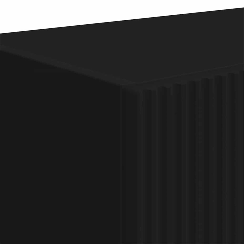Produktbild för TV Vägghylla Svart 59,5 x 31 x 100 cm Konstruerat trä