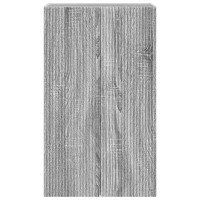 Produktbild för TV Vägghylla Grå Sonoma 59,5 x 31 x 100 cm Konstruerat trä
