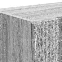 Produktbild för TV Vägghylla Grå Sonoma 59,5 x 31 x 100 cm Konstruerat trä