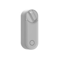 Produktbild för Yale Linus L2, Smart dörrlås, utan nyckel, Silver, Android,...