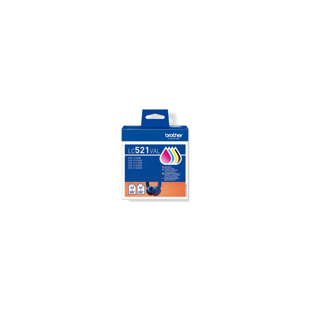 Produktbild för Brother LC521 Value Pack