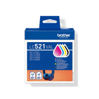 Produktbild för Brother LC521 Value Pack