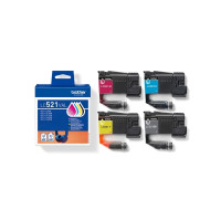 Produktbild för Brother LC521 Value Pack