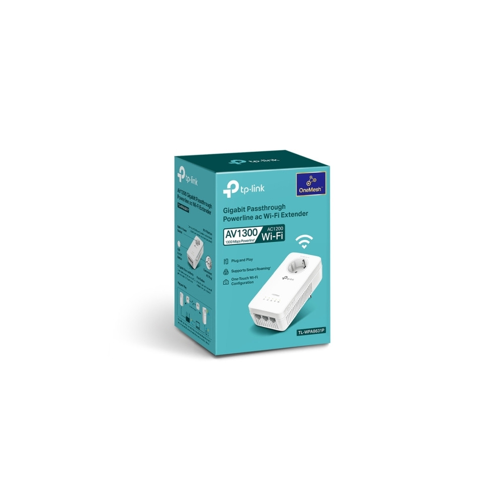 Produktbild för TP-Link TL-WPA8631P, 300 Mbit/s, IEEE 802.11n, IEEE 802.11a,...